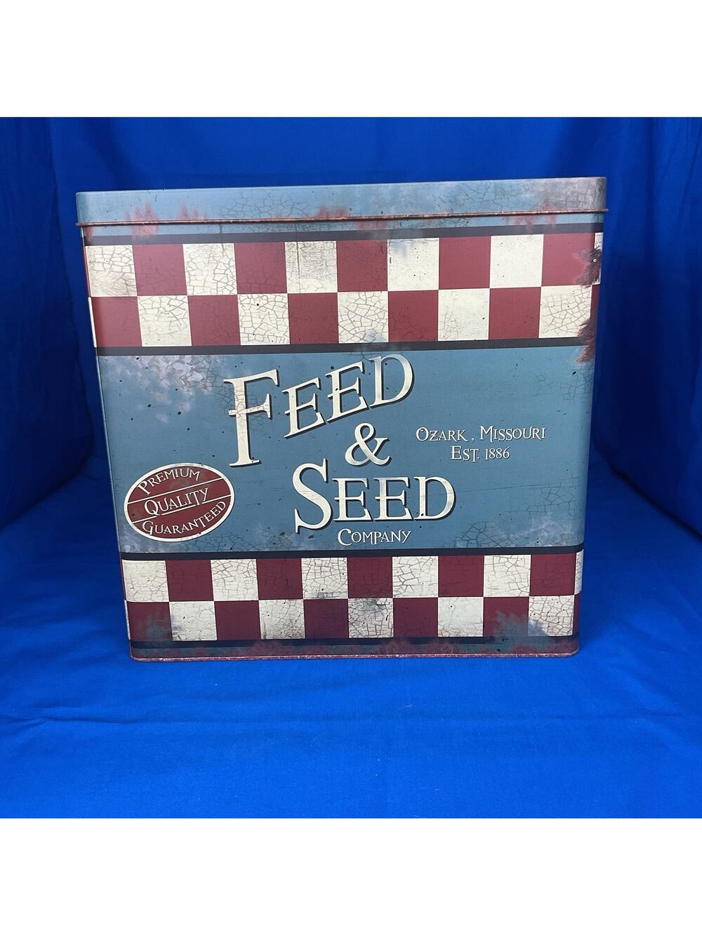Nautical Vintage Seafood Tins- Set Of 3- Collectible Retro Kitchen Storage